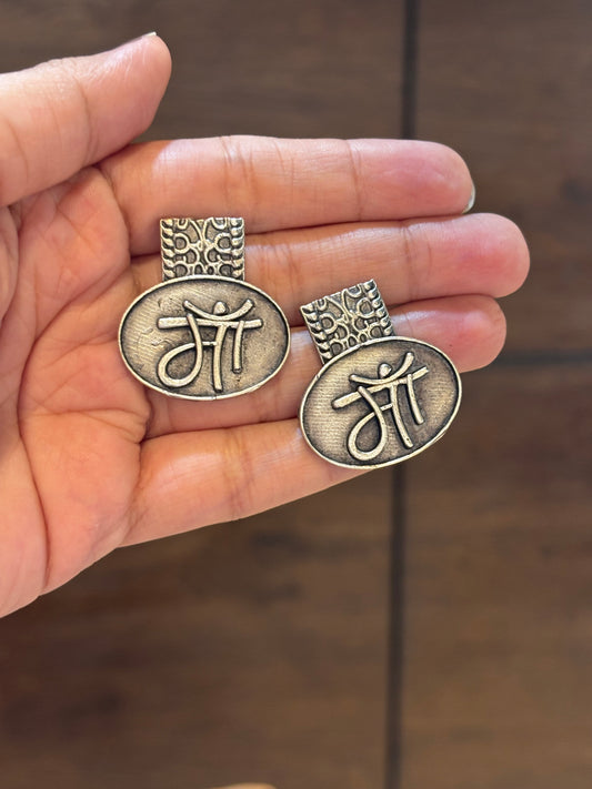 Maa Oxidized Earrings