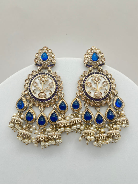 Gulika Blue MOP earrings