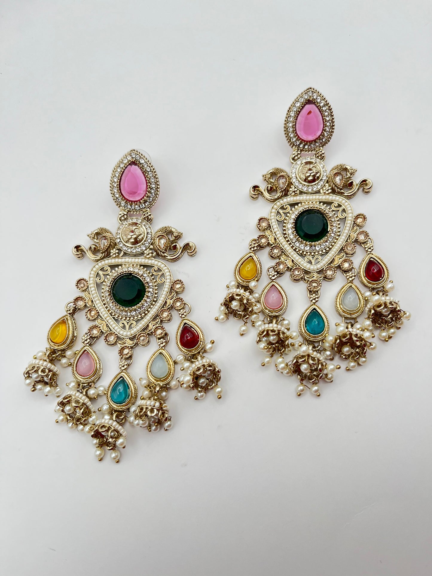 Samriddhi Multi color Long Earrings