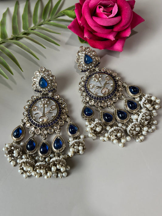 Gulika Blue MOP earrings