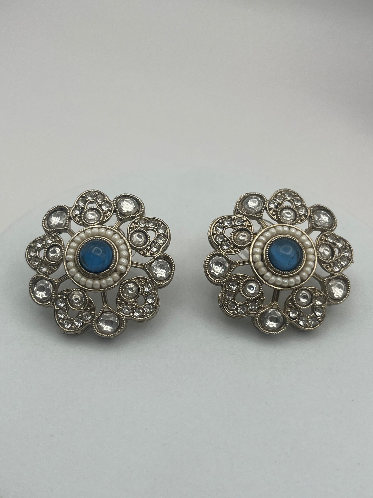 Ashvika Flower shape Sapphire Studs