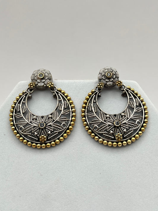 Anaya Small dual tone chandbali