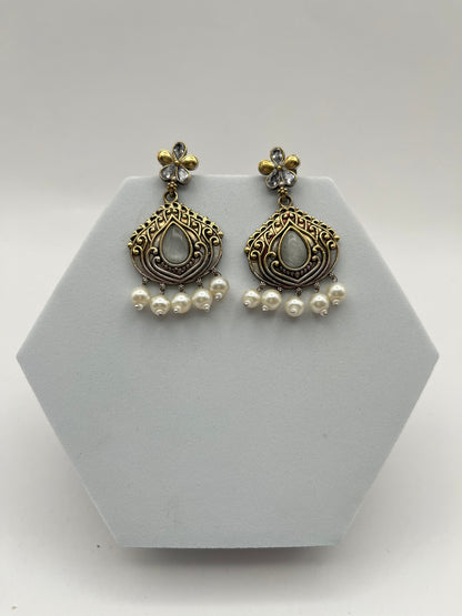 Misha Grey Dual Tone Earring