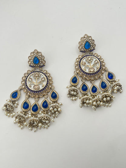 Gulika Blue MOP earrings