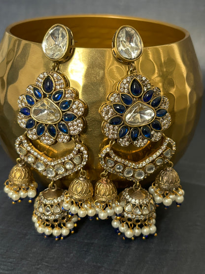 Victorian Chandbali Earrings