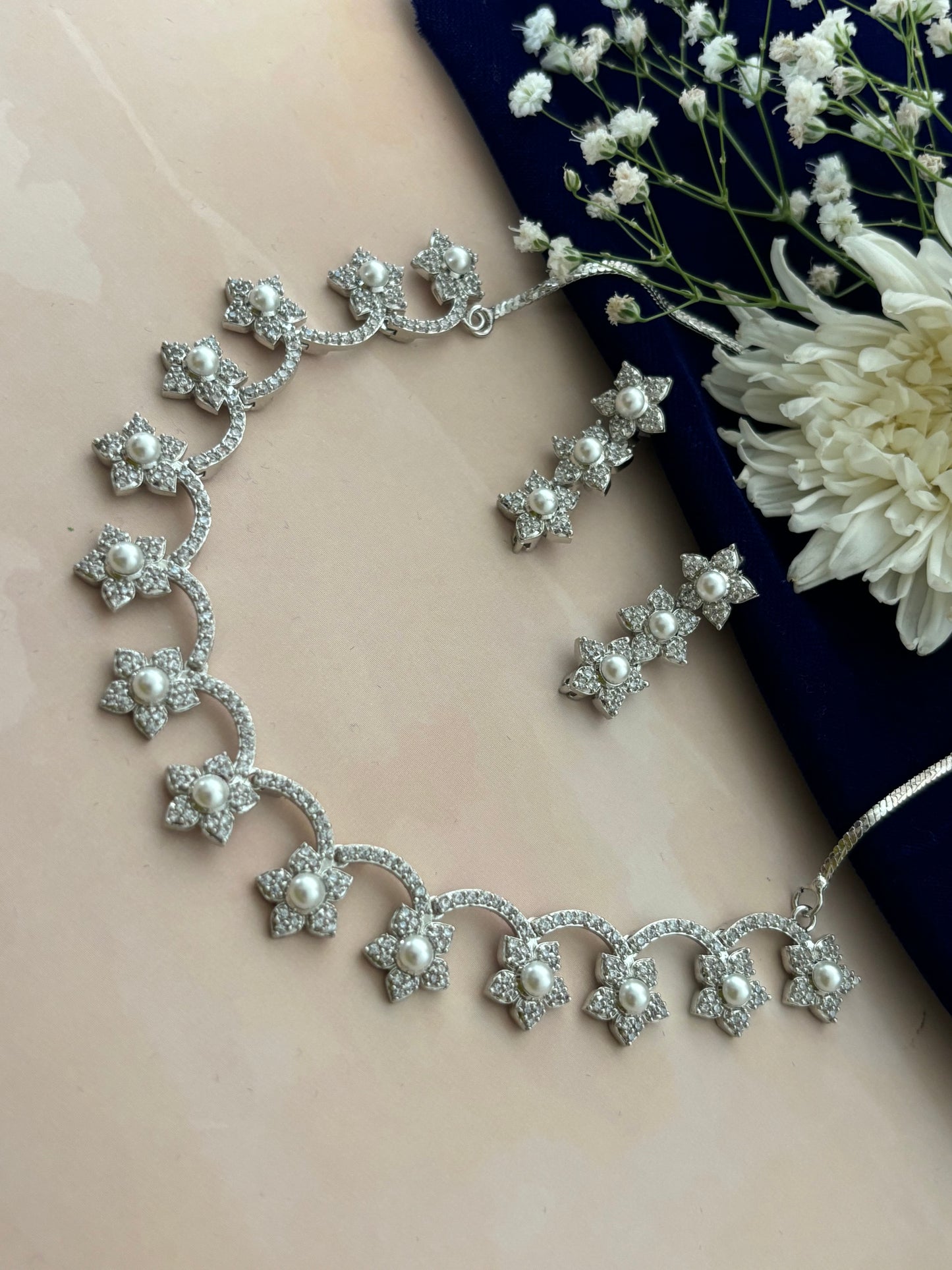 Eloise Floral AD Necklace Set