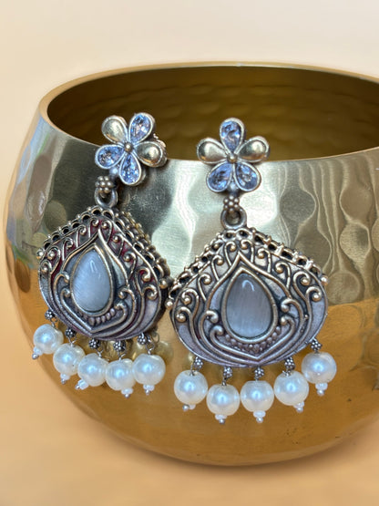 Misha Grey Dual Tone Earring