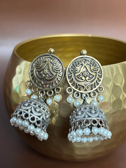 Tanya Dual Tone Jhumki