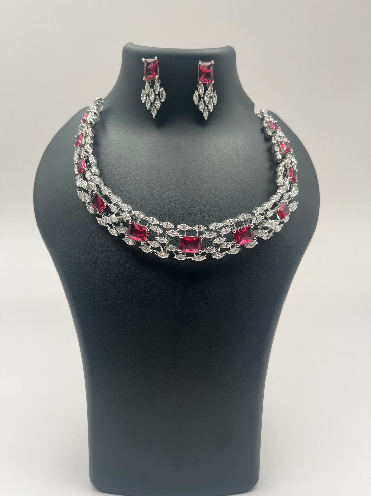Caroline Ruby Diamond Choker