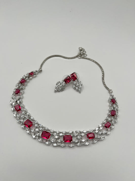 Caroline Ruby Diamond Choker