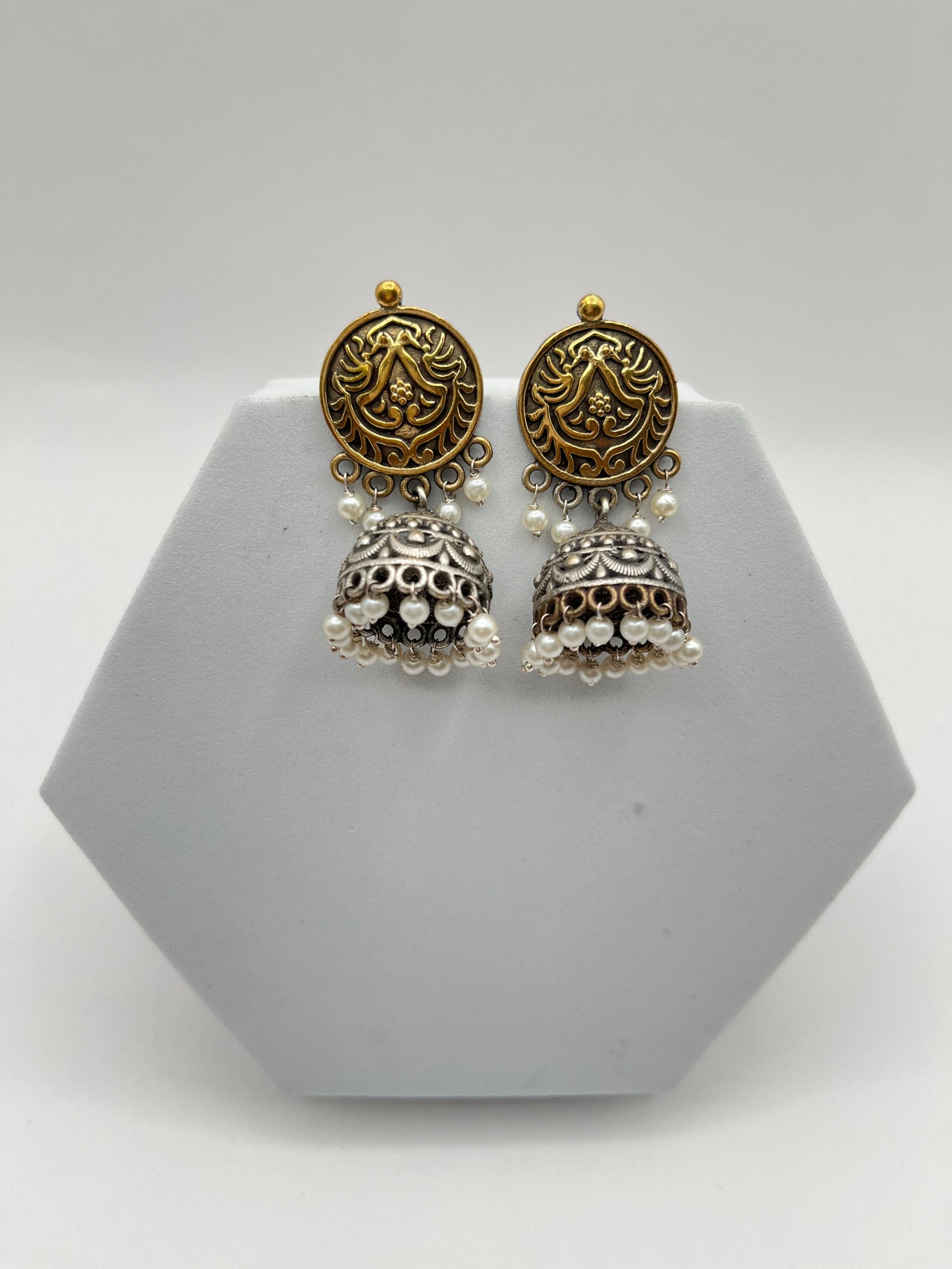 Tanya Dual Tone Jhumki