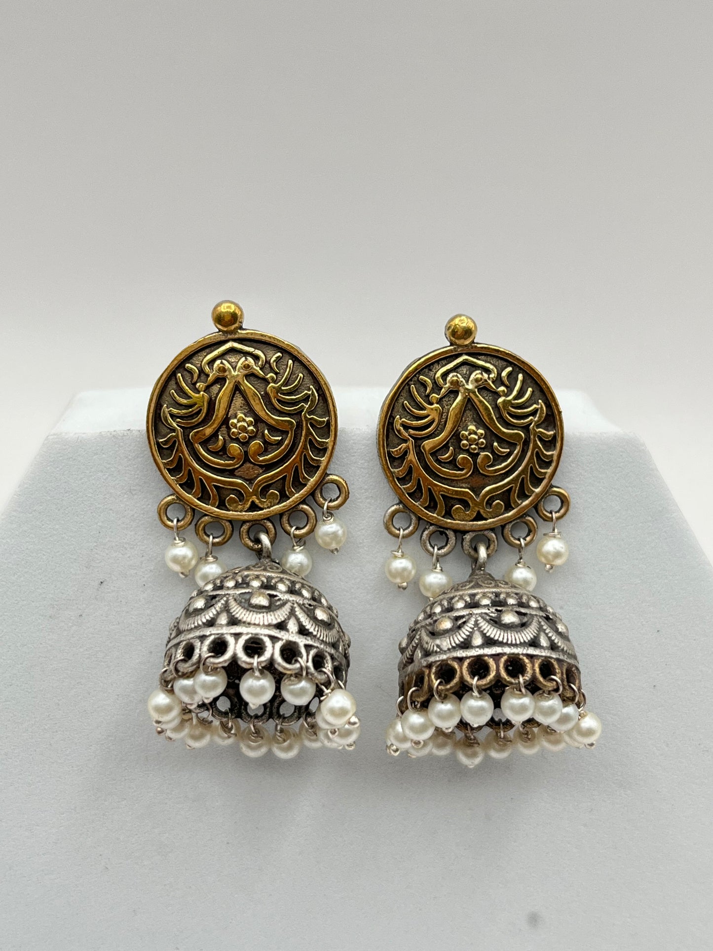Tanya Dual Tone Jhumki